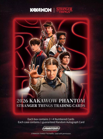 Kakawow Stranger Things Phantom Display Card Box Sealed