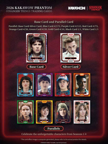 Kakawow Stranger Things Phantom Display Card Box Sealed