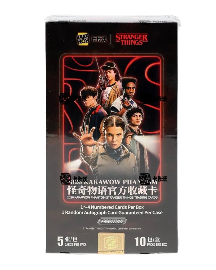 Kakawow Stranger Things Phantom Display Card Box Sealed