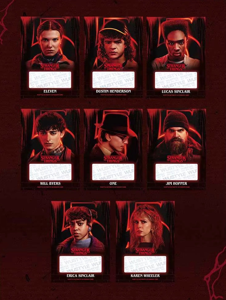 Stranger Things Wustyle Retro Display Card Box Sealed