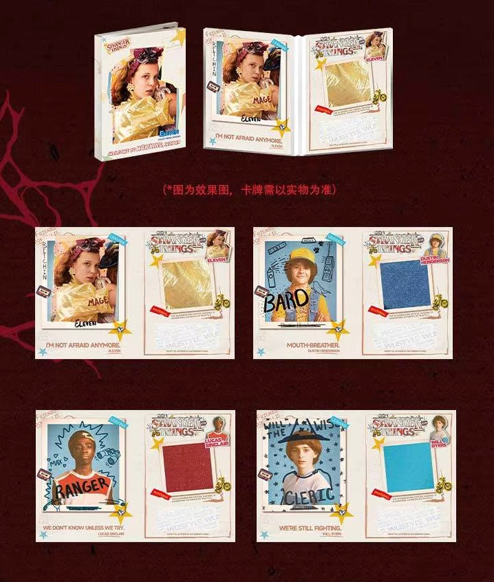 Stranger Things Wustyle Retro Display Card Box Sealed
