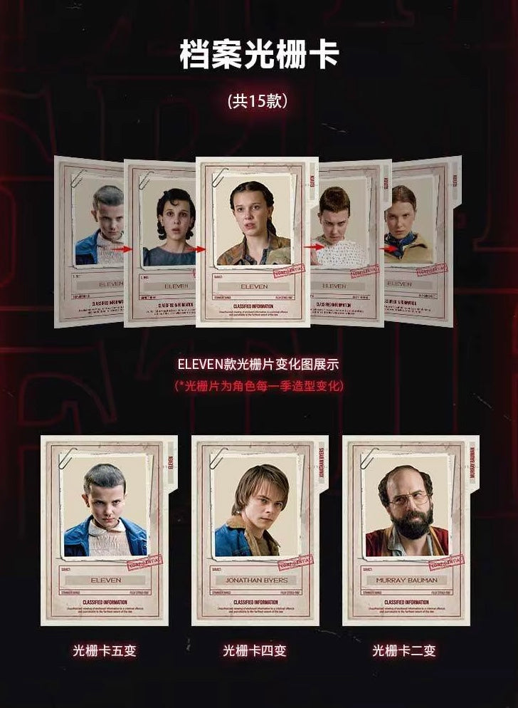 Stranger Things Wustyle Retro Display Card Box Sealed