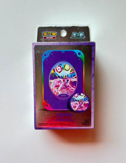 Pokemon CSV9.5 Terastal Gathering Tin Set Gift Box Simplified Chinese Display Card Box Sealed