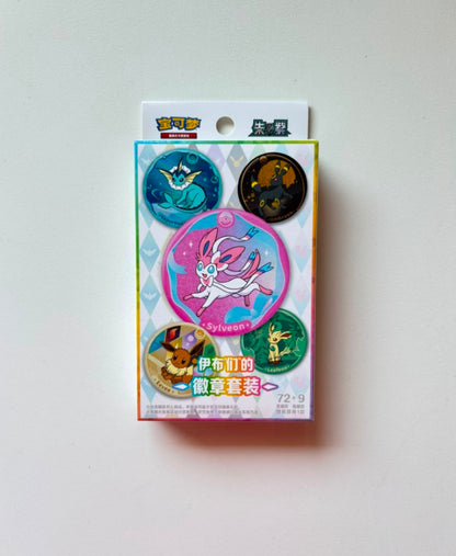Pokemon CSV9.5 Terastal Gathering Badge Set Gift Box Simplified Chinese Display Card Box Sealed