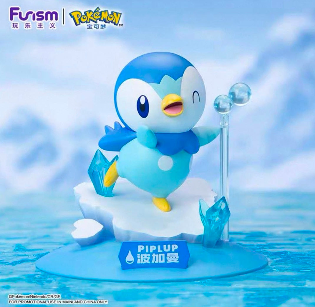 Pokemon Piplup Funism Mini Prime Figure 16cm