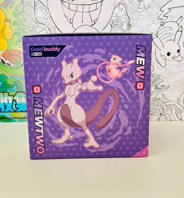 Pokemon Mew and Mewtwo Good Buddy Funism Prime Figure 28cm