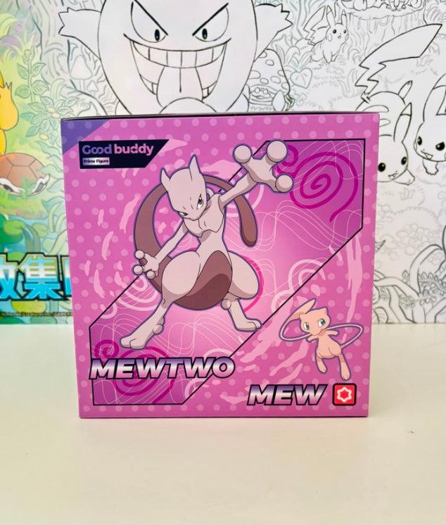 Pokemon Mew and Mewtwo Good Buddy Funism Prime Figure 28cm