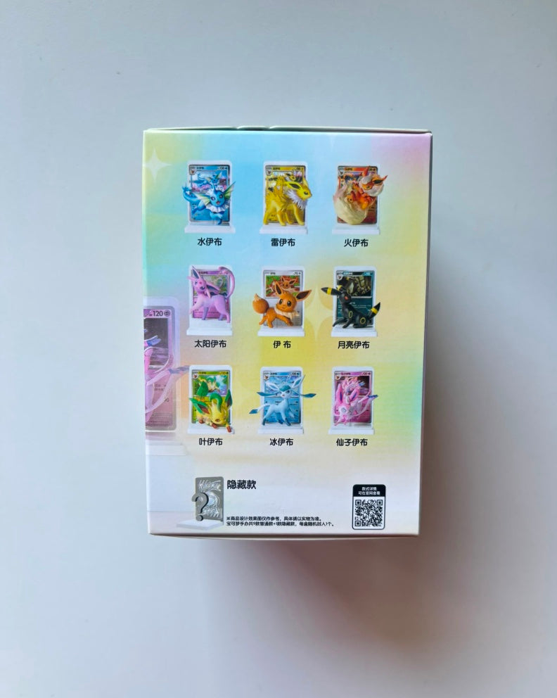 Pokemon Dream Painting V.3 Eevee & Friends Figure Set Simplified Chinese Display Card Box Sealed