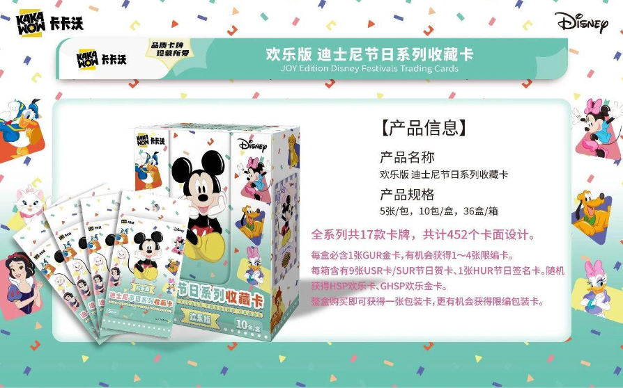 Disney 100th Display Card Box Sealed