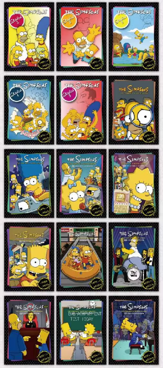 The Simpson Display Card Box Sealed