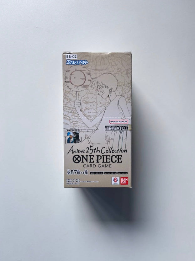 OnePiece Anime 25th Collection EB-02 JAP Booster Box Bandai Display Card Box Sealed Japanese