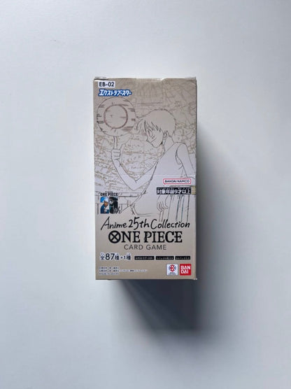 OnePiece Anime 25th Collection EB-02 JAP Booster Box Bandai Display Card Box Sealed Japanese