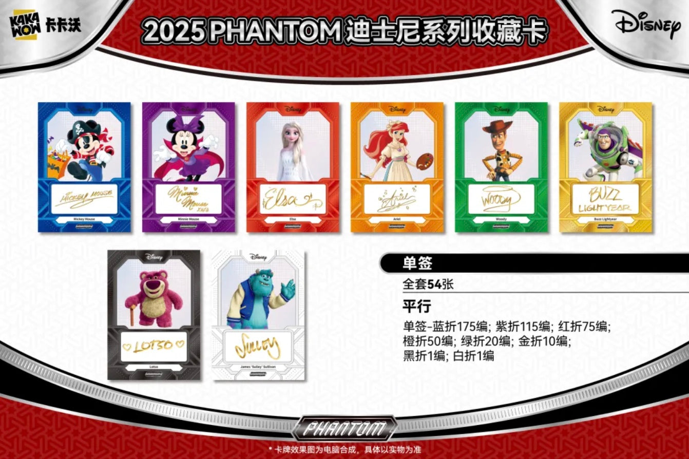 PRE ORDER - Disney Phantom Kakawow 2025 Display Card Booster Box Sealed