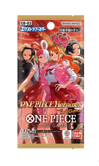 OnePiece Heroines Edition EB-03 JAP Booster Box Bandai Display Card Box Sealed Japanese