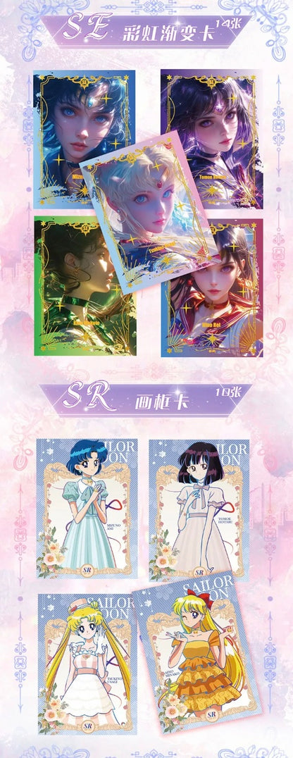 Sailor Moon Colorful Display Card Box Sealed
