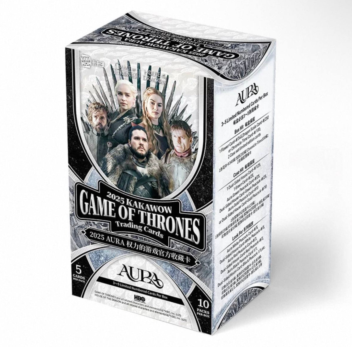Kakawow Aura 2025 Game Of Thrones Display Card Box Sealed