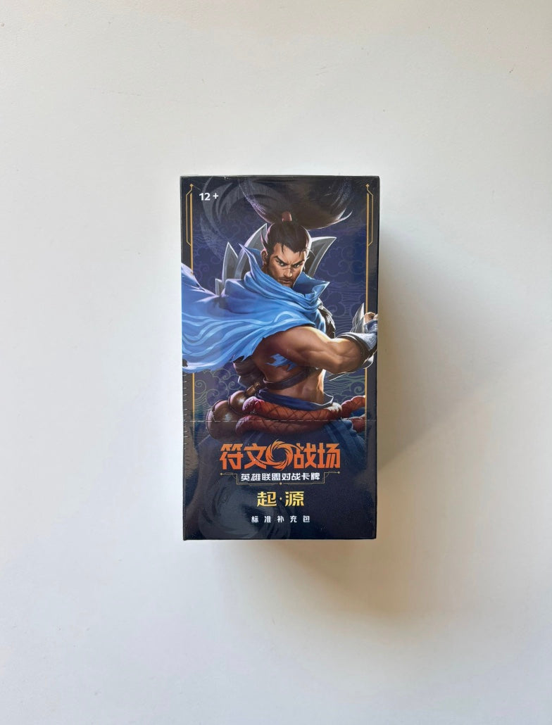 League Of Legends Riftbound Origins Slim Box Simplified Chinese Display Card Box Sealed