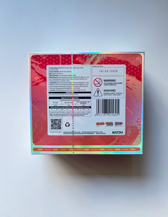 Naruto Kayou Serie 4 Tier 2 Wave 9 English Version Display Card Box Sealed