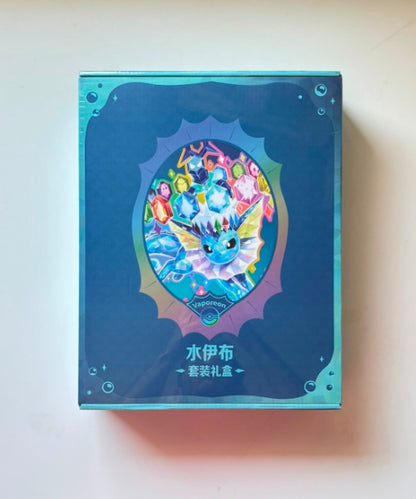 Pokemon CSV9.5 Terastal Gathering Vaporeon Gift Box Simplified Chinese Display Card Box Sealed