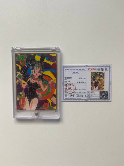 Dragon Ball Super Hero 22 Bulma LCP Gold Card COA