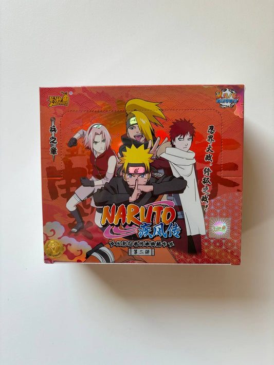 Naruto Kayou Tier 2 Wave 2 Display Card Box Sealed