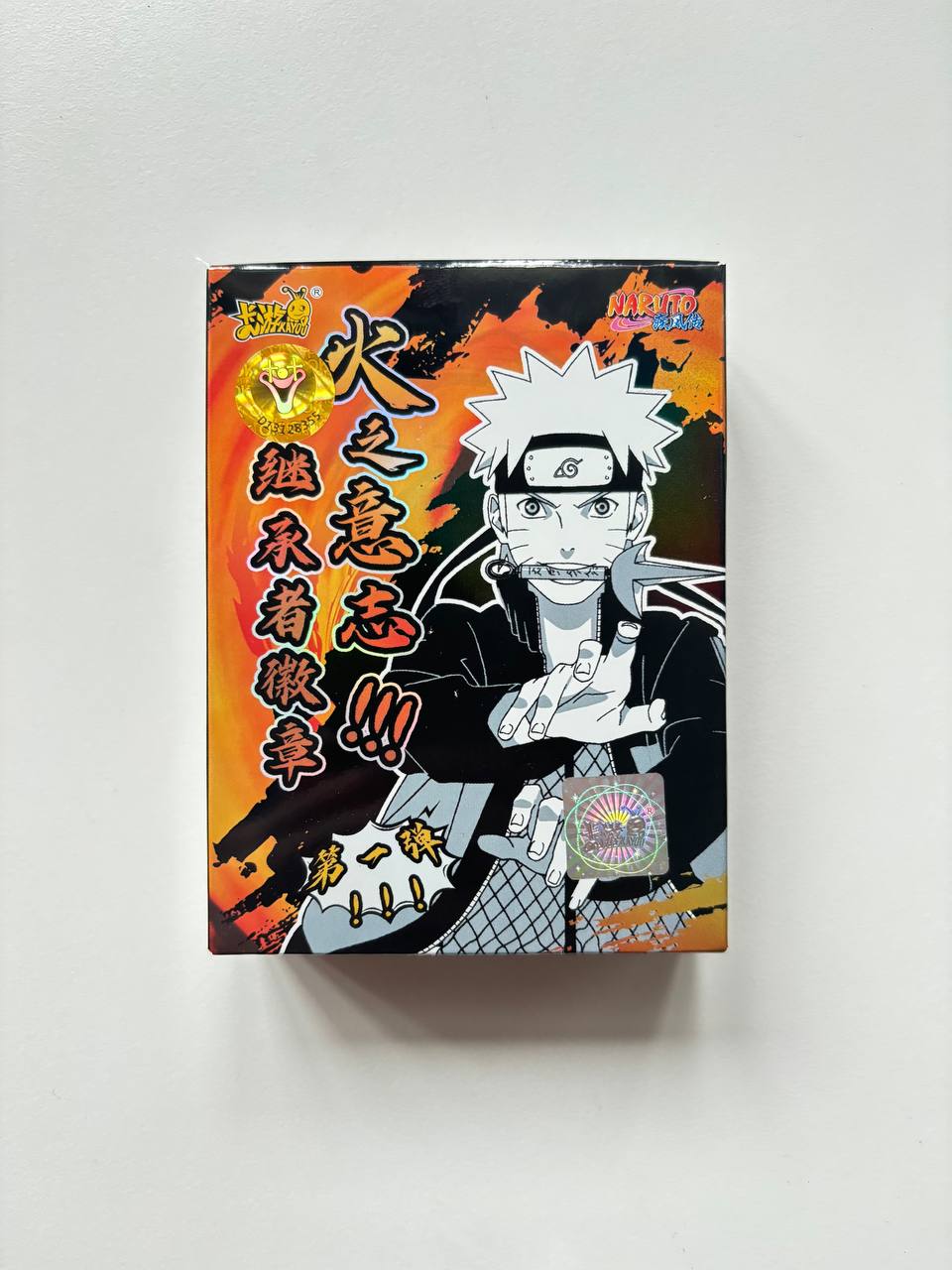 Naruto Kayou Badge 1 Display Card Box Sealed