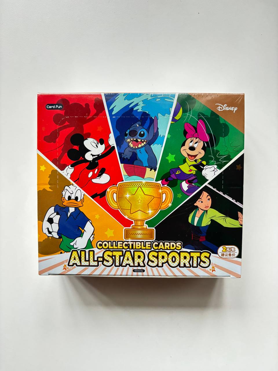 Disney 100 Olympics Game Display Card Box Sealed