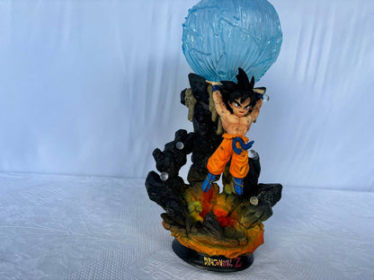 Dragon Ball Goku Genkidama Action Figure Statue 27cm