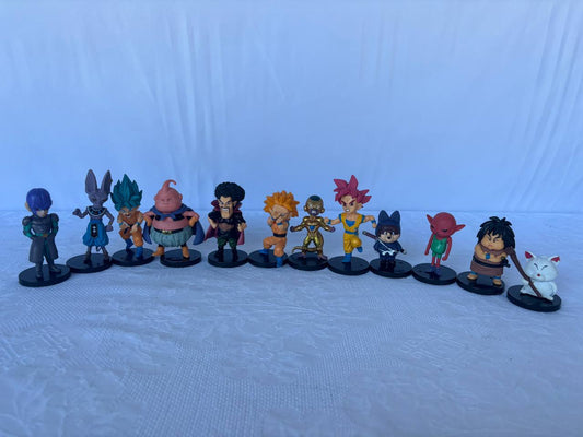 Dragon Ball Set 12 Mini Action Figure Statue