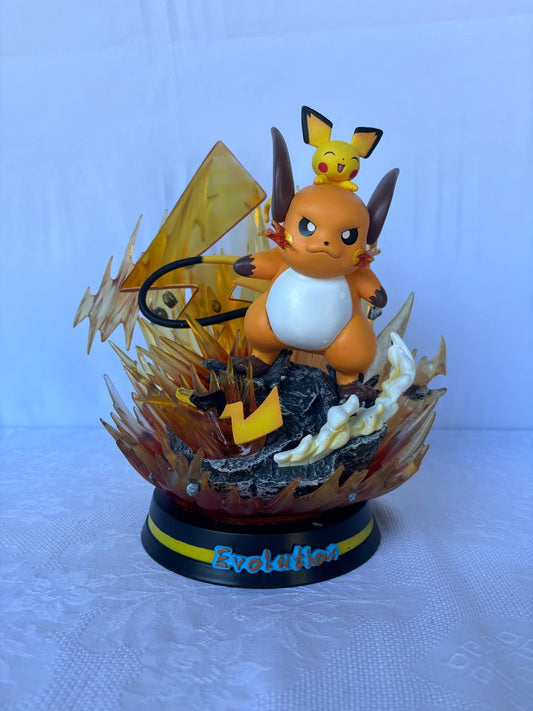 Pokemon Pikachu Evolutions Action Figure Statue 25cm