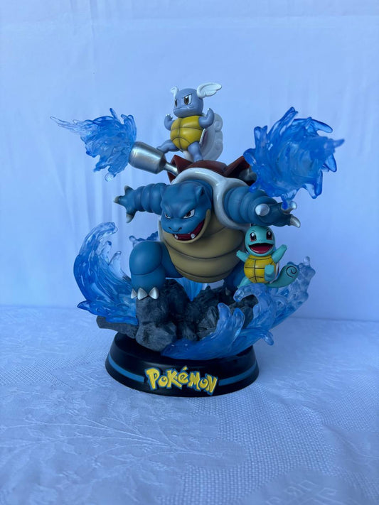 Pokemon Blastoise Evolutions Action Figure Statue 25cm