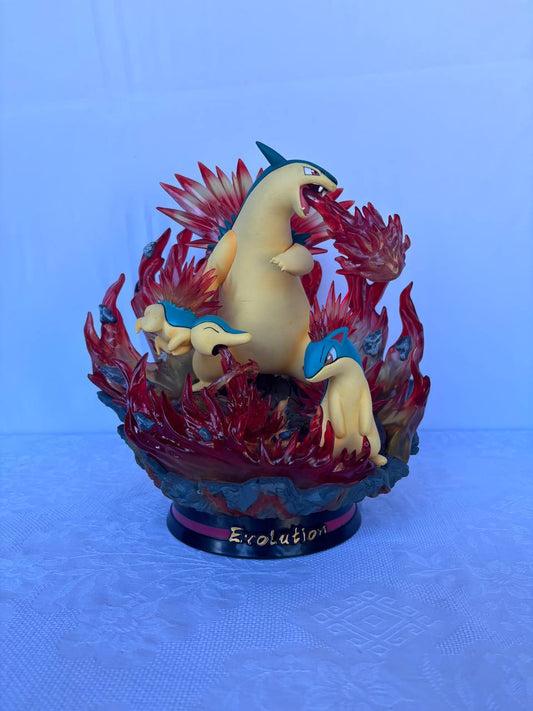 Pokemon Typhlosion Action Figure Statue 30cm