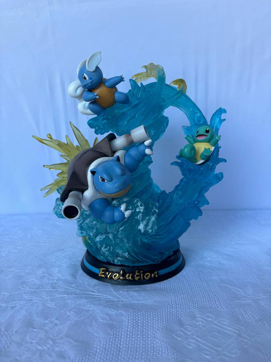 Pokemon Blastoise Evolutions Action Figure Statue 25cm