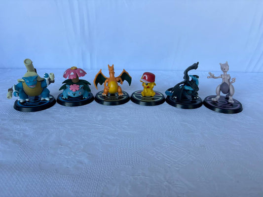 Pokemon Set 6 Mini Action Figure Statue