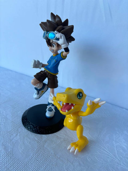 Digimon Agumon Tai Action Figure Statue 17cm