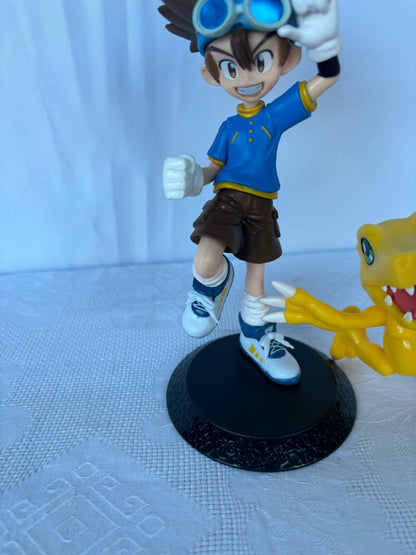 Digimon Agumon Tai Action Figure Statue 17cm