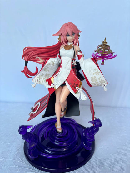 Genshin impact Yae Miko Action Figure Statue 28cm