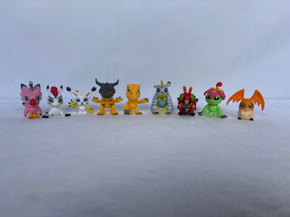 Digimon Set 9pcs Mini Action Figure Statue