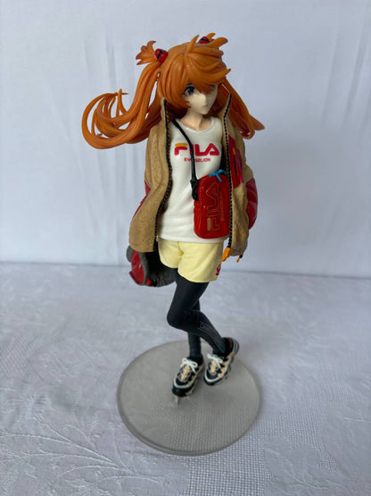 Evangelion Asuka Waifu Action Figure Statue 19cm