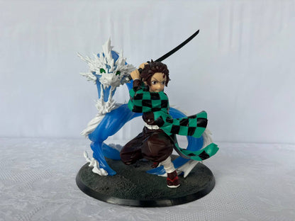 Demon Slayer Tanjiro Action Figure Statue 22cm