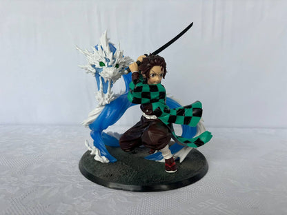 Demon Slayer Tanjiro Action Figure Statue 22cm