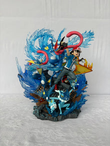 Pokemon Ash Greninja Evolution Action Figure Statue 30cm