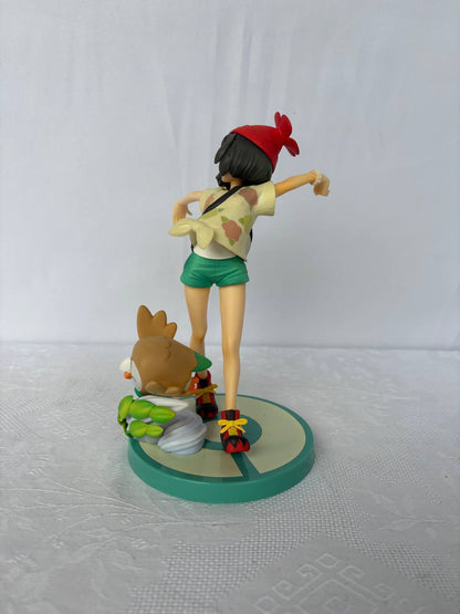 Pokemon Selene with Rowlet Action Figure Statue 19cm