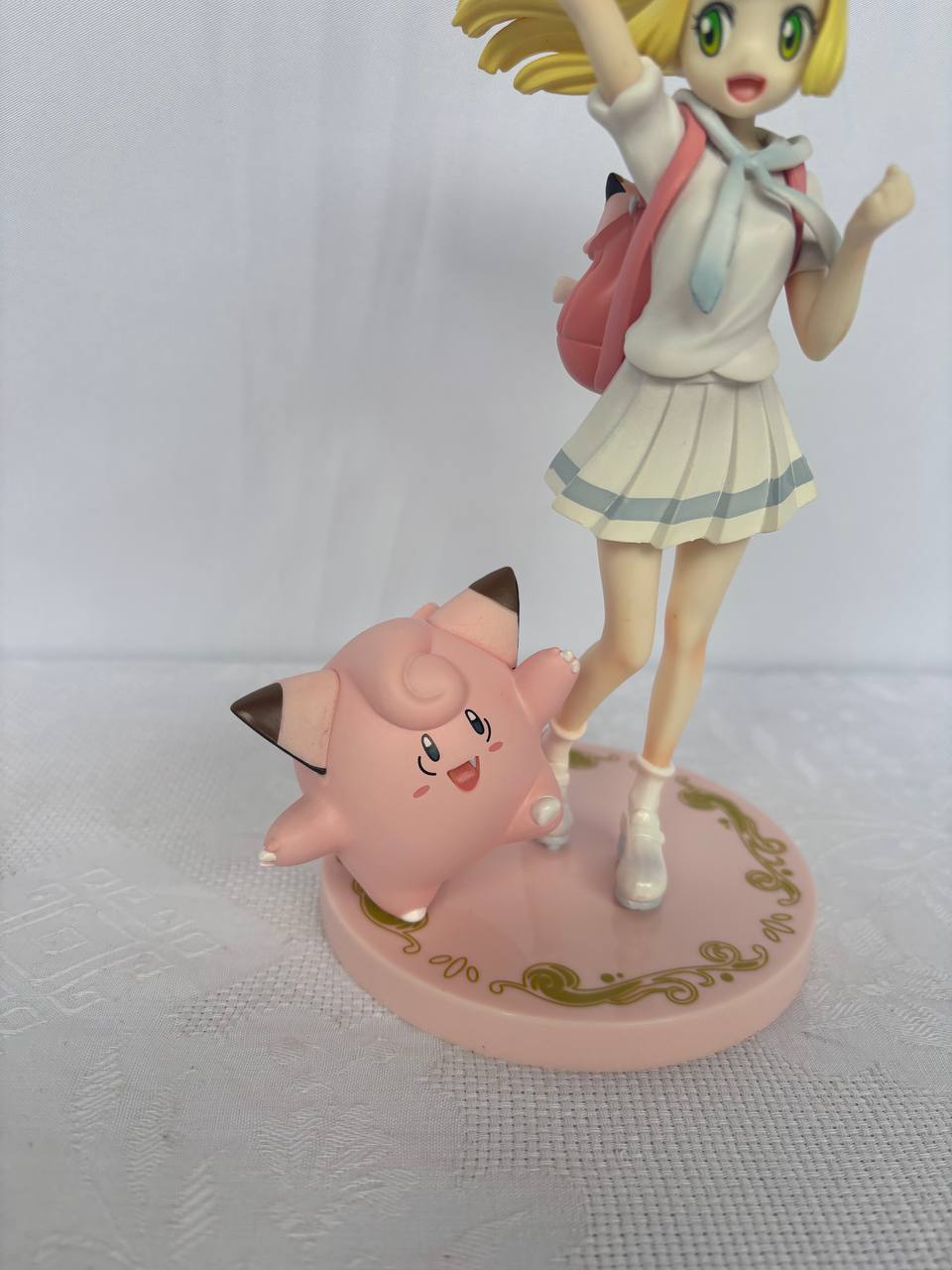 Pokemon Lillie and Clefairy Action Figure Statue 19cm