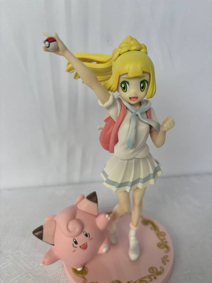 Pokemon Lillie and Clefairy Action Figure Statue 19cm