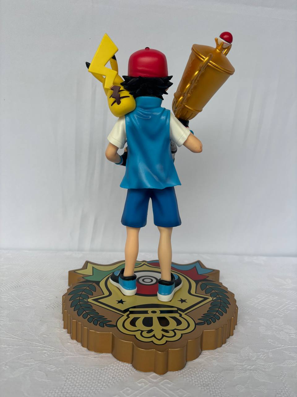 Pokemon Ash Champion Action Figure Statue 28cm