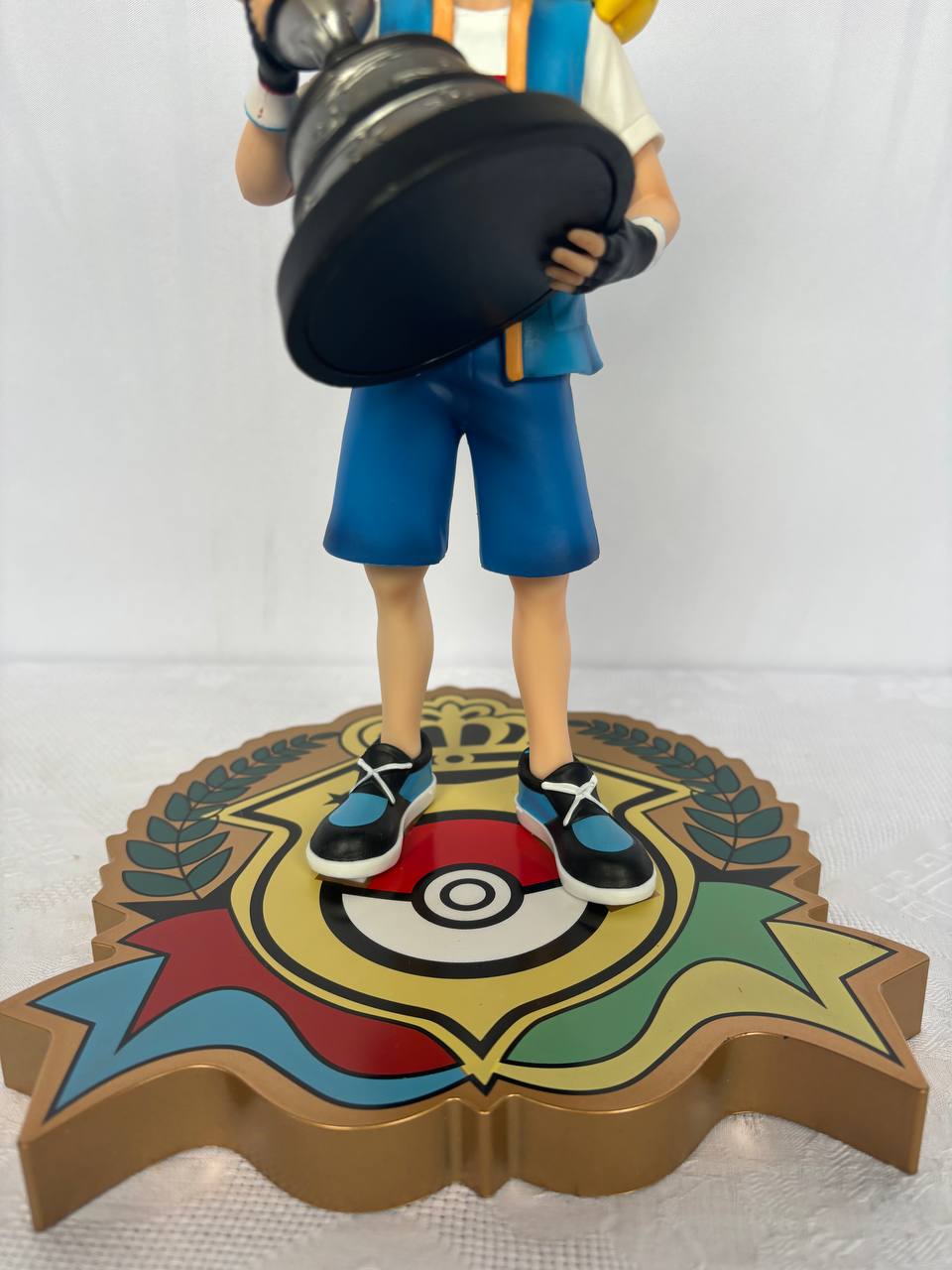 Pokemon Ash Champion Action Figure Statue 28cm