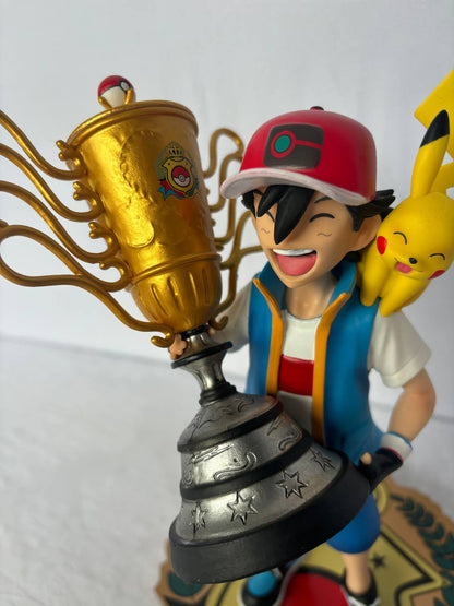 Pokemon Ash Champion Action Figure Statue 28cm