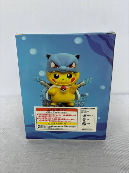 Pokemon Pikachu Cosplay Blastoise Action Figure Statue 12cm