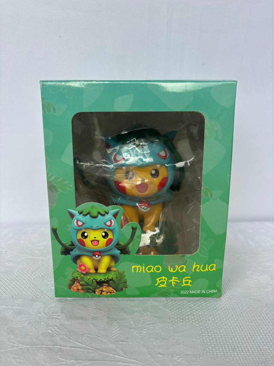 Pokemon Pikachu Cosplay Venusaur Action Figure Statue 12cm